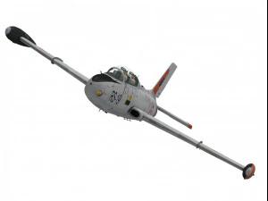 aermacchi mb-326 3D Model