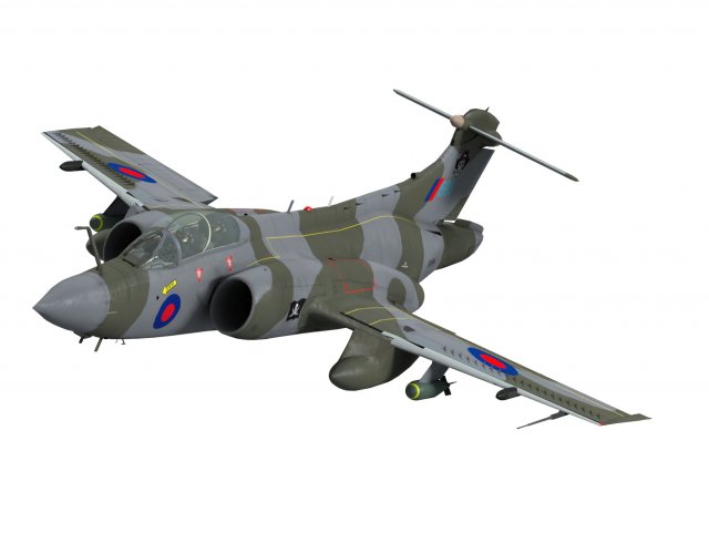 blackburn buccaneer 3D Model