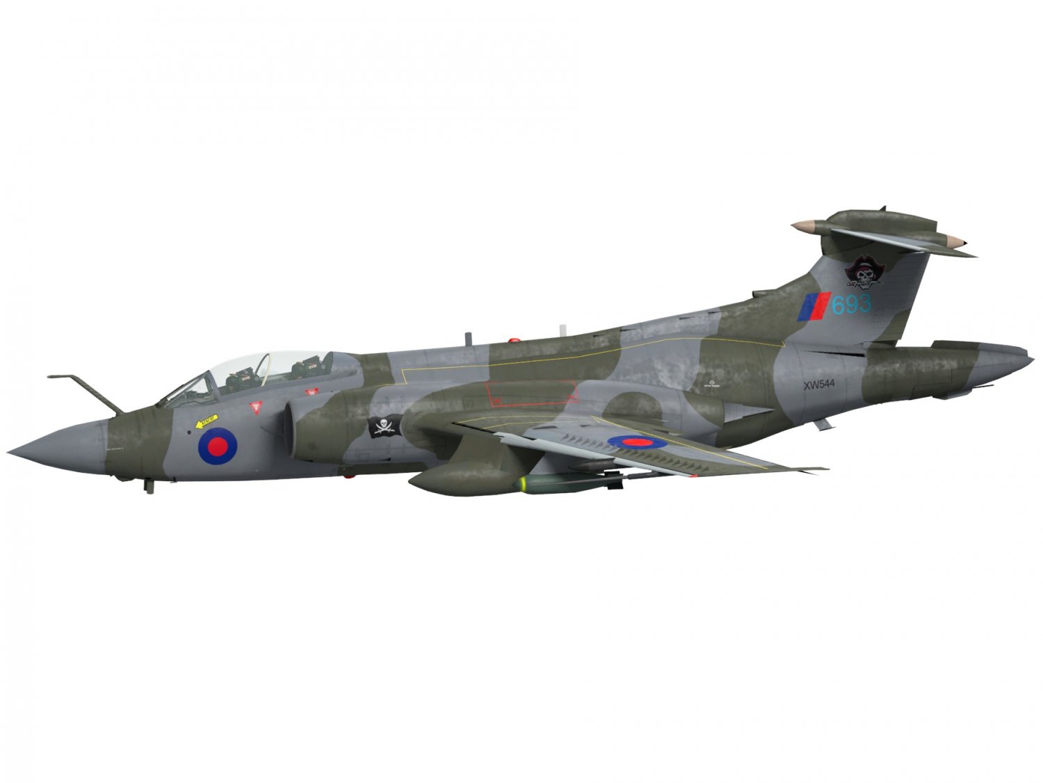 blackburn buccaneer 3D Model