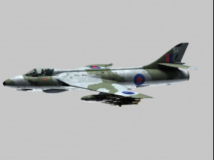 hawker hunter 3D 모델