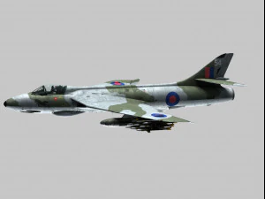 hawker hunter 3D Model
