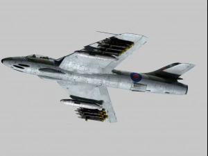 hawker hunter 3D Model