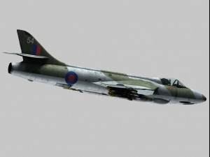 hawker hunter 3D 모델