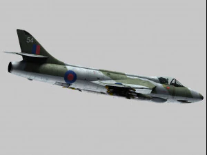 hawker hunter 3D Model