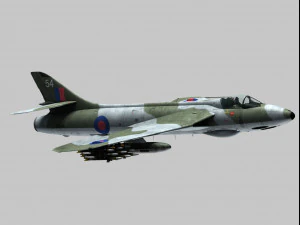 hawker hunter 3D Model