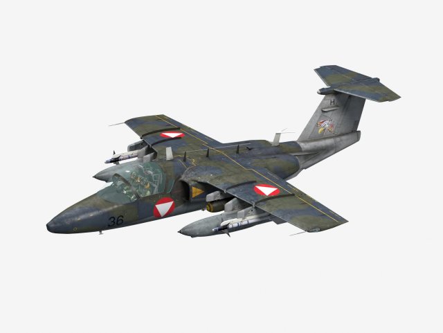 saab 105 3D-Modell .c4d .max .obj .3ds .fbx .stl .blend 