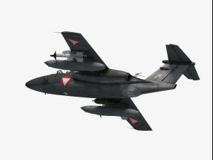 Saab105 Modello 3D