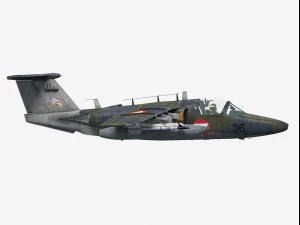 Saab105 Modello 3D