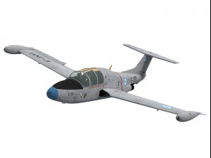 Morane Saulnier ms-760 Paryż Model 3D