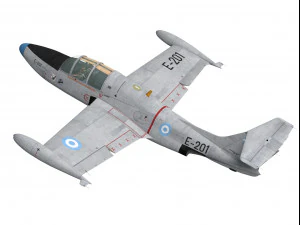 morane saulnier ms-760 paris 3D Model