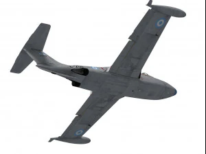 morane saulnier ms-760 paris 3D Model