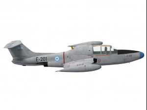 morane saulnier ms-760 paris 3D Model