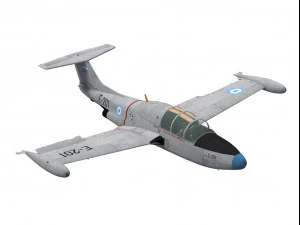 morane saulnier ms-760 paris 3D Model