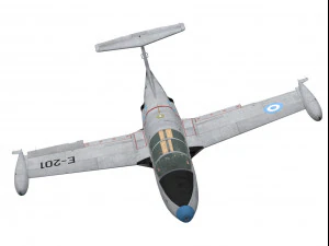 morane saulnier ms-760 paris 3D Model