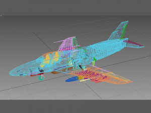saab 32 lansen Modelo 3D