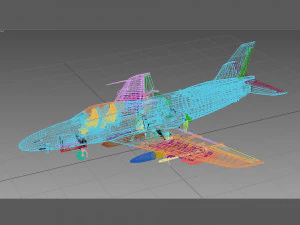 saab 32 lansen 3D Model