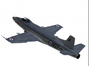 supermarine attacker 3D Model