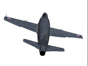 supermarine attacker 3D Model