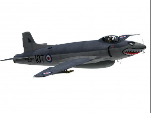supermarine attacker 3D Model