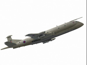 hawker siddley nimrod 3Dモデル
