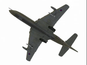 hawker siddley nimrod 3D Model
