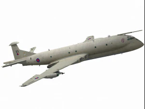 hawker siddley nimrod 3D Model