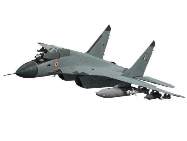 mikoyan gurevich mig-29 k fulcrum 3D Model .c4d .max .obj .3ds .fbx .stl .blend 