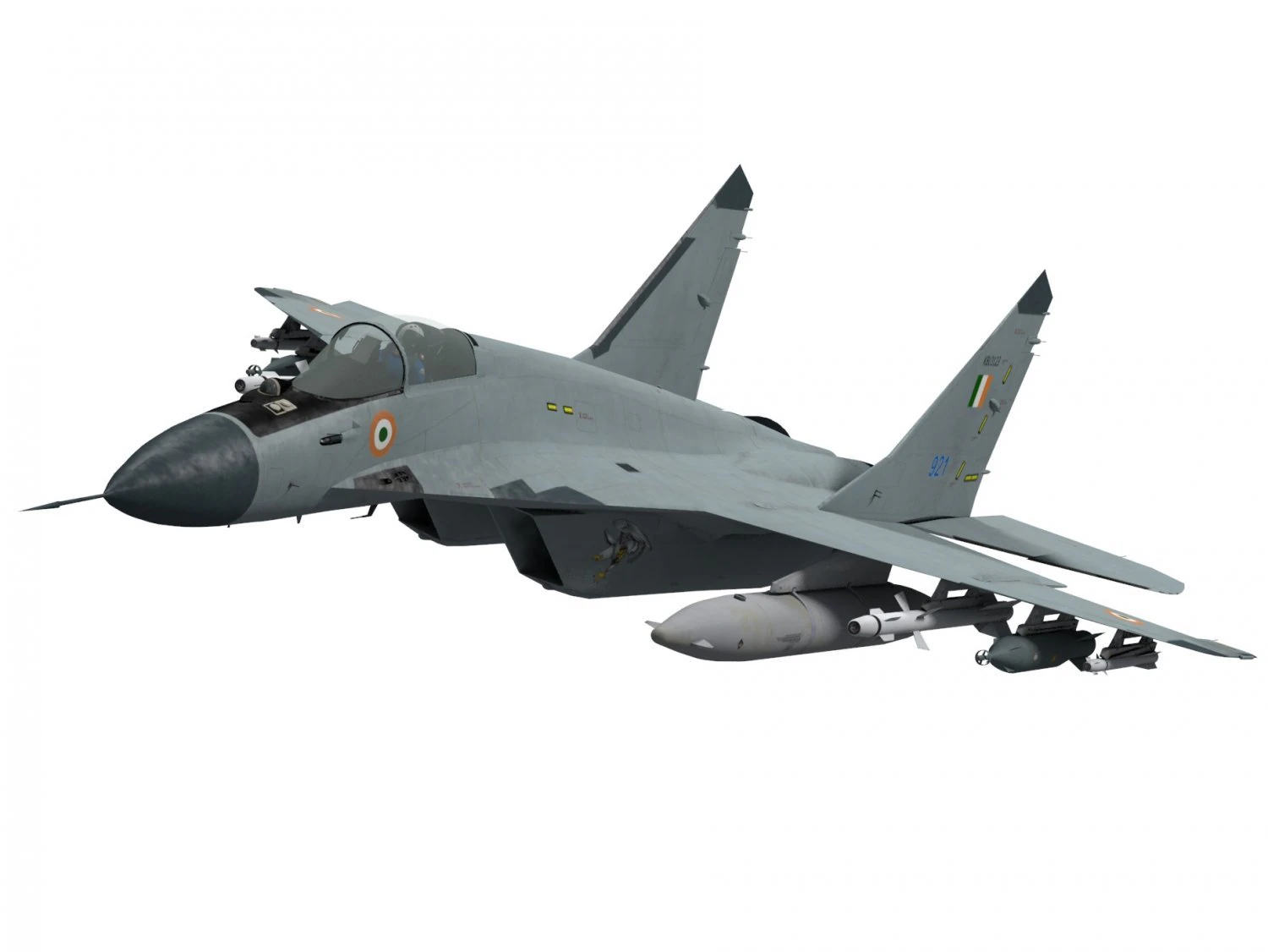 mikoyan gurevich mig-29 k fulcro Modello 3D .c4d .max .obj .3ds .fbx .stl .blend 
