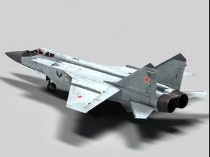 mikoyan gurevich mig-31 foxhound 3D Model