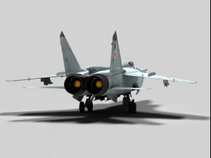 mikoyan gurevich mig-31 foxhound 3D Model