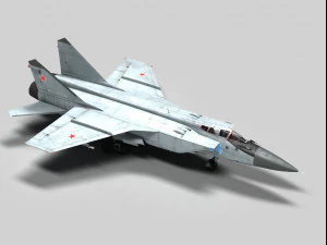 mikoyan gurevich mig-31 foxhound 3D Model