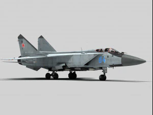 mikoyan gurevich mig-31 foxhound 3D Model