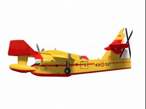 canadair cl-415 3D Model