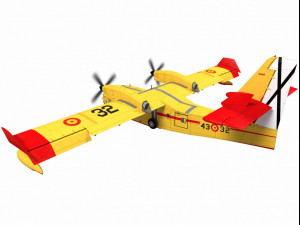 canadair cl-415 3D 모델