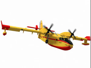 canadair cl-415 3D Model
