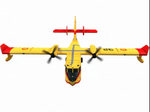 canadair cl-415 3D Model