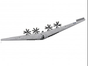 northrop xb-35 3D 모델