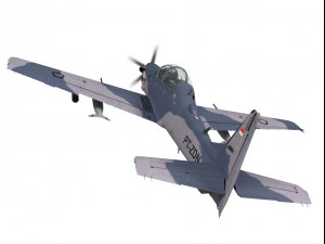 embraer emb 314 super tucano 3D Model