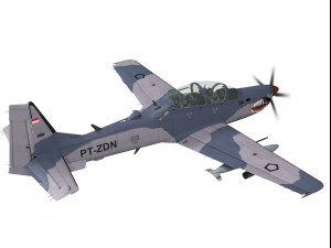 embraer emb 314 super tucano 3D 모델