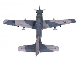 embraer emb 314 super tucano 3D Model