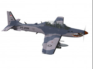 embraer emb 314 super tucano 3D 모델