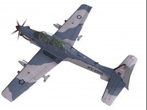 embraer emb 314 super tucano 3D 모델