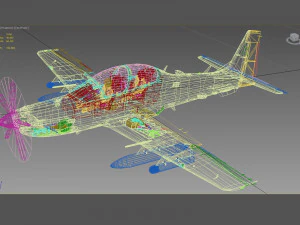 embraer emb 314 super tucano 3D Model