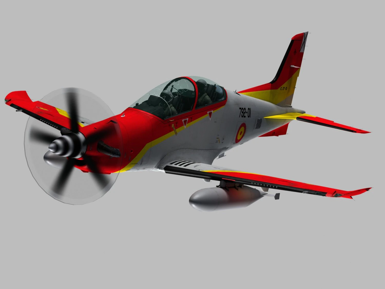 Pilatus pc-21 3D Model .c4d .max .obj .3ds .fbx .stl .blend 