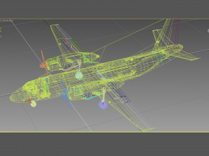antonov an-26 curl 3D Model