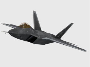 lockheed martin f-22 raptor 3D Model