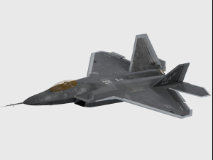 lockheed martin f-22 raptor 3D Model