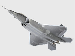 lockheed martin f-22 raptor 3D Model