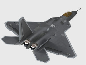 lockheed martin f-22 raptor 3D Model
