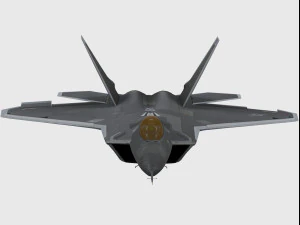 lockheed martin f-22 raptor 3D Model